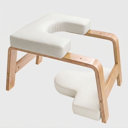Restrial Life Yoga Headstand Bench in White